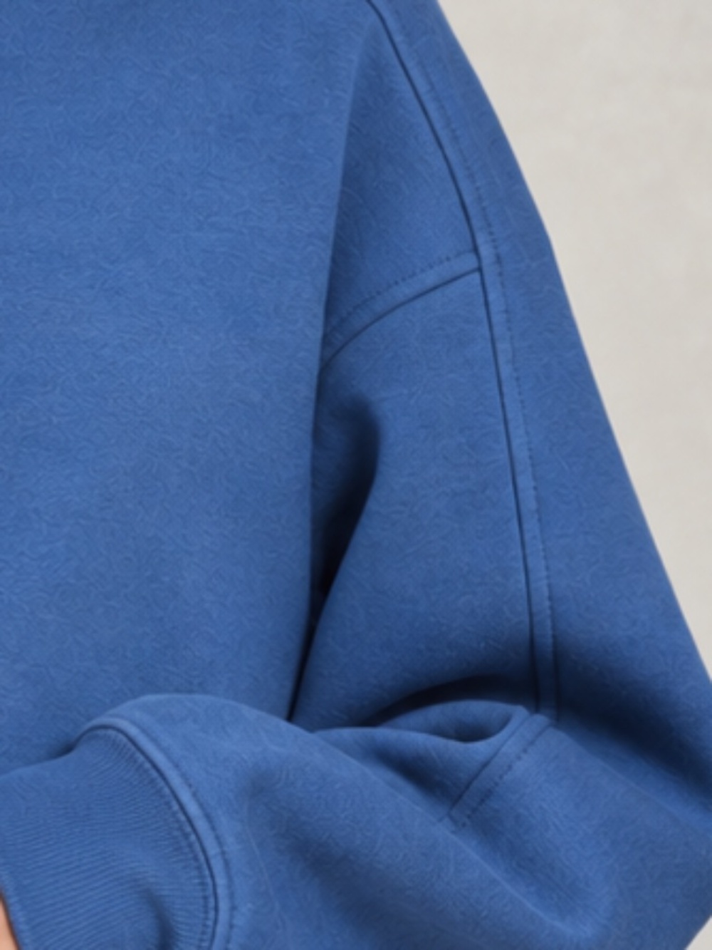 Zenana Relaxed Fit Fleece Pullover Hoodie Blue NWOT - Picture 5 of 6